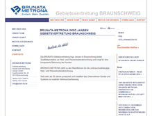 Tablet Screenshot of jansen-bs.de